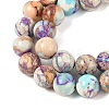 Dyed Natural Regalite/Imperial Jasper/Sea Sediment Jasper Beads Strands G-B124-C01-20-3