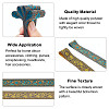 2Rolls 2 Colors Ethnic Style Embroidery Polyester Ribbons OCOR-GA0001-11-3