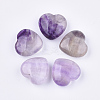 Natural Amethyst Heart Love Stone G-S349-18A-1