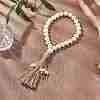 Handmade Wood Beads Door Hanging Ornaments HJEW-JM02971-1