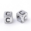 Plated Acrylic Beads PB43C9308-C-2