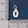 Number Series 925 Sterling Silver Charms STER-Q002-01A-3