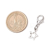 10Pcs Alloy Star Shoe Charms HJEW-JM02876-3