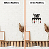 Wood & Iron Wall Mounted Hangers HJEW-WH0055-146-5