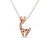 Chic Real Gold Plated Brass Pendant Necklace JN118A-1