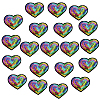 20Pcs Computerized Embroidery Cloth Iron on/Sew on Patches PATC-CY0001-26B-1