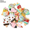 20Pcs 10 Styles Resin Cabochons CRES-YW0001-30-2