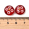 Transparent Glass Enamel Beads LAMP-S079-01E-3
