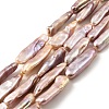 Natural Baroque Keshi Pearl Beads Strands PEAR-B004-04B-02A-2