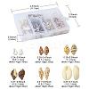 6 Styles Natural Mixed Cowrie Shell Beads Sets BSHE-YW0001-05-4