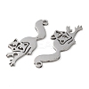 Non-Tarnish 304 Stainless Steel Pendants STAS-R116-03P-2