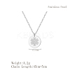 Stylish 304 Stainless Steel Medical Symbol Pendant Necklaces for Women Daily Wear CP2690-2