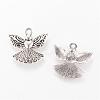 Tibetan Style Alloy Pendants TIBEP-Q063-94AS-RS-1