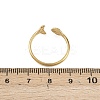 304 Stainless Steel Open Cuff Rings for Women RJEW-A089-01B-G-5