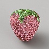 Handmade Polymer with Rhinestone Clay Beads CLAY-TAC0017-02E-1