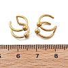 304 Stainless Steel 2 Line Round Clip on Nose Rings AJEW-A062-02G-4
