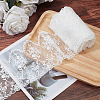 5 Yards Flat Nylon Mesh Embroidered Lace Trim OCOR-GF0001-86A-4