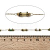 Handmade 304 Stainless Steel Glass Column Link Chains CHS-L032-14G-02-2