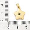 Brass Micro Pave Cubic Zirconia Pendents KK-M303-01G-10-3