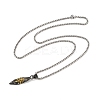 Alloy Sun Totern Pendant Box Chain Necklaces LS-NJEW-Z101-02B-2