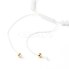 Adjustable Nylon Thread Braided Bead Bracelets Set BJEW-JB06440-13