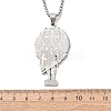304 Stainless Steel Pendant Necklaces LS-NJEW-B153-02B-P-3