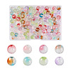 Cheriswelry 120Pcs 8 Colors Transparent Glass Beads GLAA-CW0001-05-11