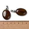 Natural Tiger Iron Pendants G-Z055-03P-21-3