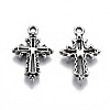 Tibetan Style Alloy Pendants X-TIBEP-N009-052AS-RS-2