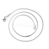 Non-Tarnish 304 Stainless Steel Snake Chains Necklaces NJEW-O058-28P-2