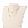 Brass Curb Chains Necklaces NJEW-JN03204-4