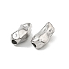 Hammered 304 Stainless Steel Beads STAS-B127-01P-11-2