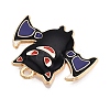 Halloween Theme Rack Plating Alloy Enamel Pendants X1-ENAM-N056-393C-KCG-2