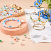 500Pcs 10 Colors Imitation Jade Glass Beads DGLA-KS0001-01-7