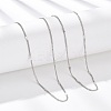 2MM 304 Stainless Steel Curb Chain Necklaces NJEW-T016-13P-1