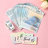 Thanksgiving Day Theme Rectangle Zip Top Plastic Glitter Holographic Bags OPP-FS0001-16A-2
