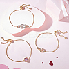 3Pcs 3 Styles Brass Slider Bracelet Sets BJEW-GA00001-4