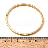 Frosted 304 Stainless Steel Hinged Bangles BJEW-H644-09G-5