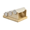 3-Tier Velvet Cloth Bar Bracelet Holder Stands BDIS-C002-01C-3