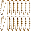 30Pcs Iron Brooch Findings  FIND-SC0020-46AB-1