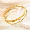 304 Stainless Steel Bangles BJEW-V004-01G-1