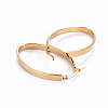 304 Stainless Steel Hoop Earrings EJEW-L232-003A-G-2