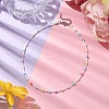 Acrylic and Glass Round Bead Necklaces NJEW-JN04876-2