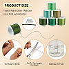 6 Rolls 6 Colors 6-Ply Polyester Metallic Thread OCOR-TA0003-11D-4