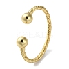 Rack Plating Brass Cuff Bangles BJEW-H326-03G-1