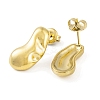 Ion Plating(IP) 304 Stainless Steel Stud Earrings for Women EJEW-A049-09G-2