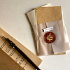 Retro Christmas Golden Tone Brass Sealing Wax Stamp Head AJEW-WH0208-815-6