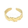 304 Stainless Steel Open Cuff Rings for Women RJEW-C084-03F-G-2