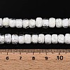 Luminous Handmade Silver Foil Glass Beads Strands FOIL-N029-02B-01-5