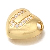 Rack Plating Brass Micro Pave Cubic Zirconia Pendants KK-I722-04G-U-2